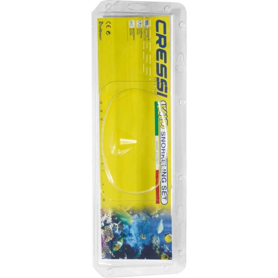 Cressi Junior Ondina Maske Top Şnorkel Seti CLEAR-AQUAMARINE
