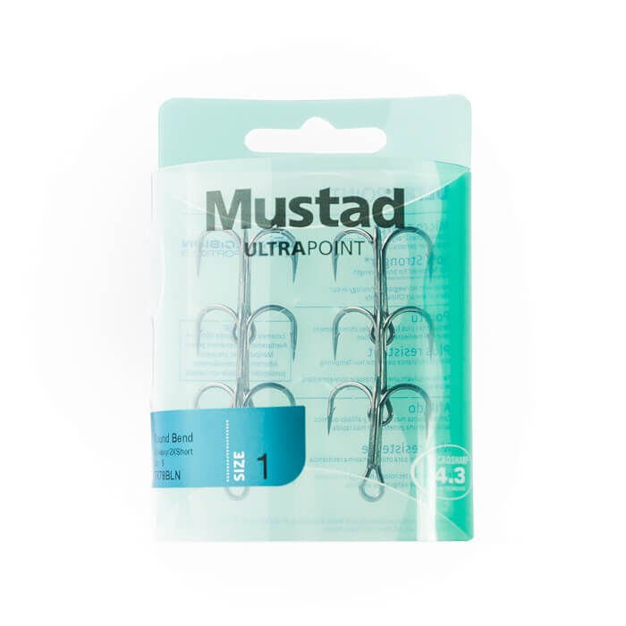 Mustad Olta İğnesi TR 78 BLN 6 lı NO:1 - METALİK SİYAH