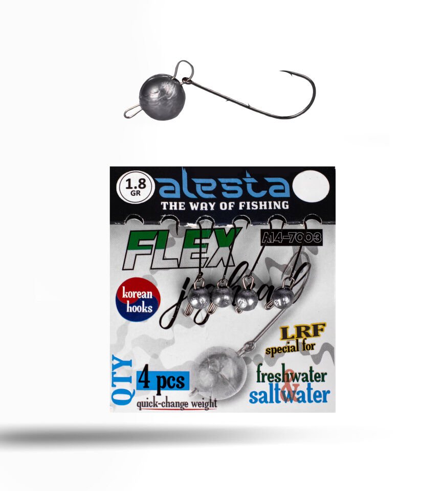 FLEX JIGHEAD HAM 4P 1.8G
