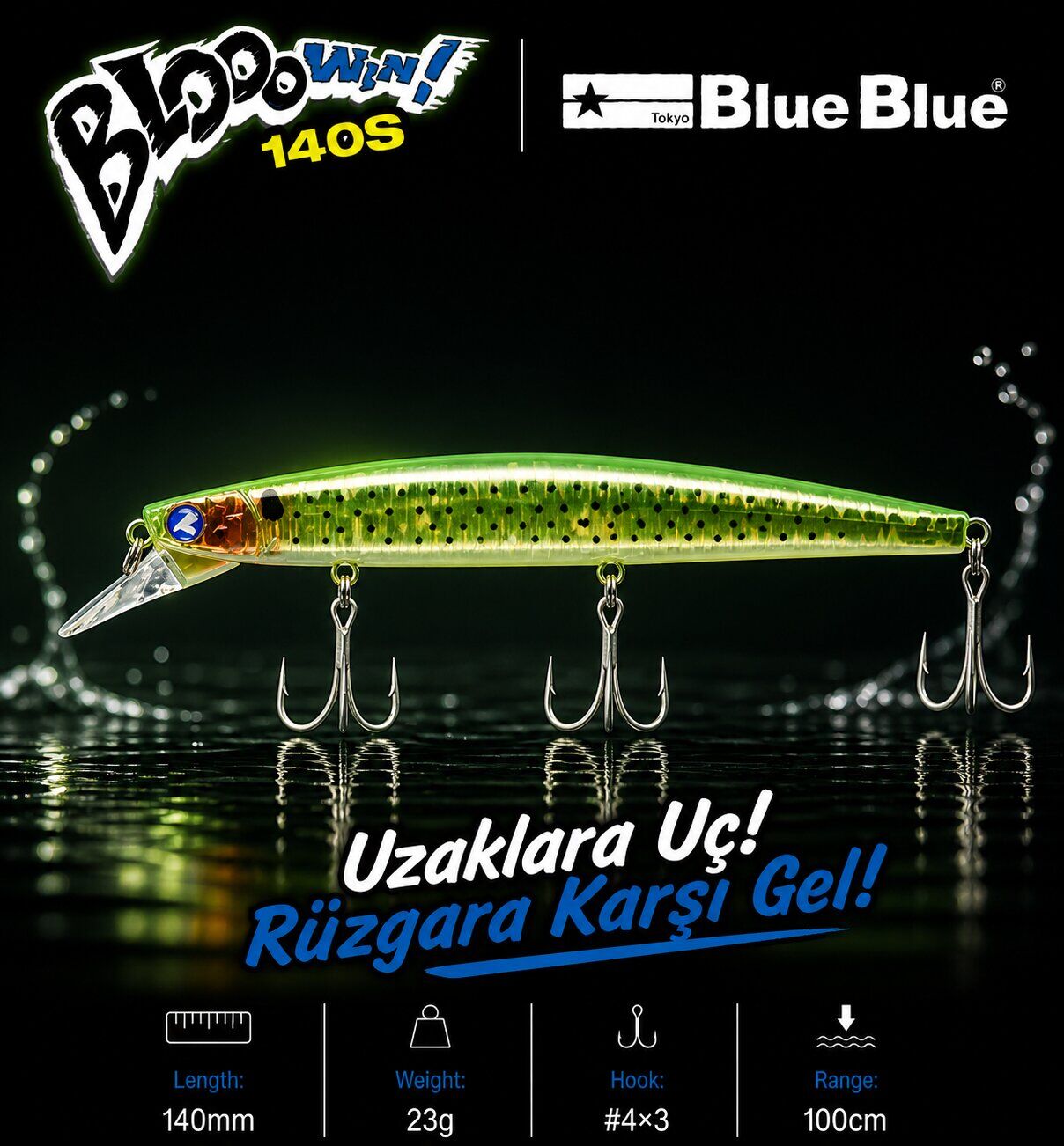 BLOOWIN! 140 SINKING 23G #23