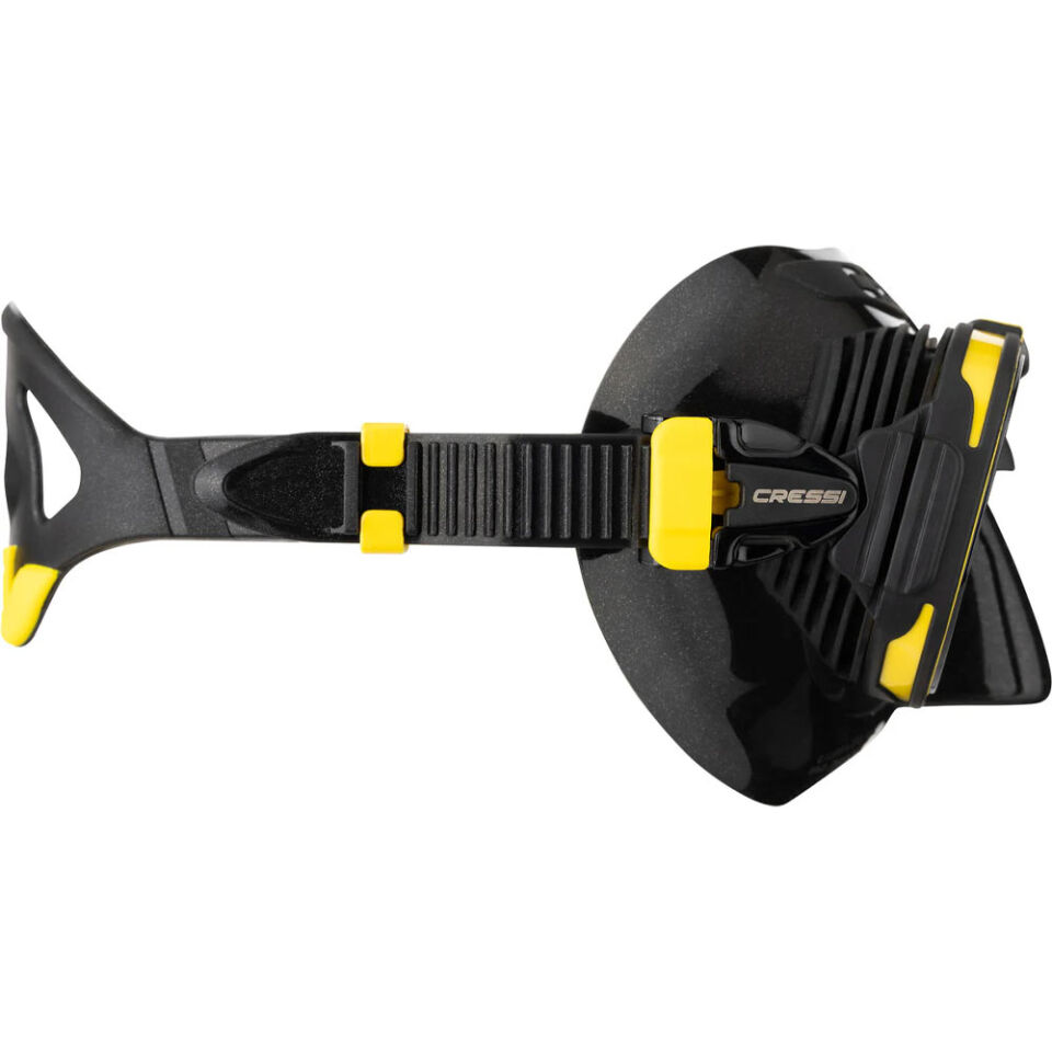 Cressi Prisma Dalış Maskesi BLACK - YELLOW