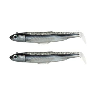 Fiiish Black Minnow BM90/BM927 Double Combo Off Shore 10gr Black Mullet Silikon Yem