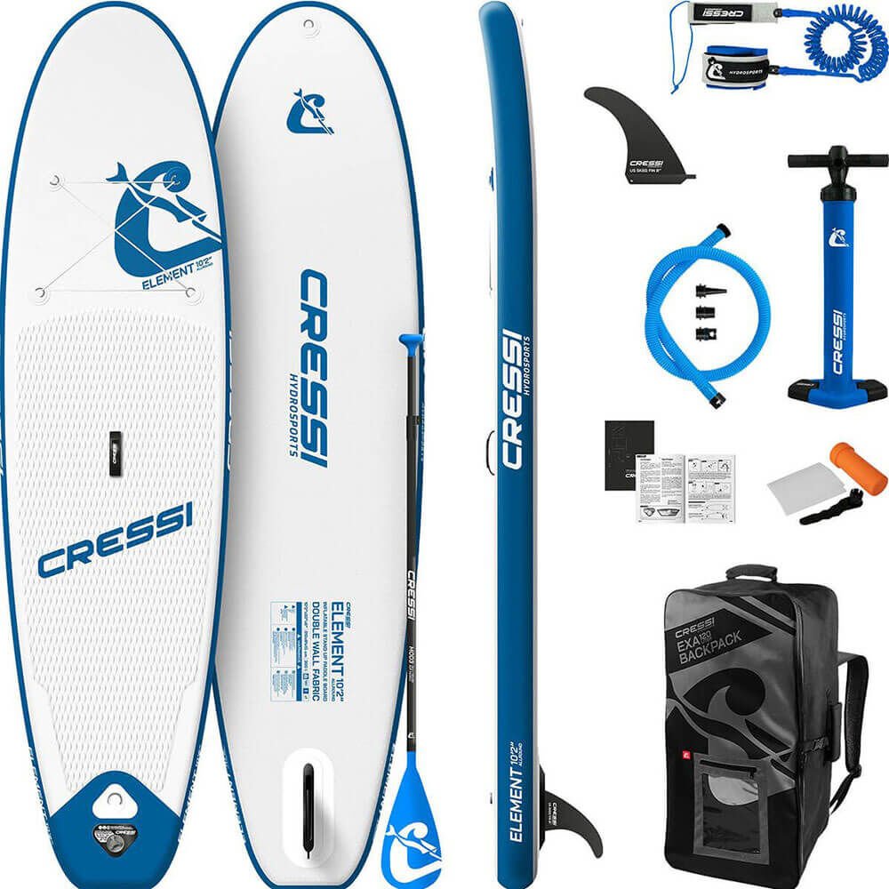 Cressi Element Şişirilebilir Stand Up Paddle (I-SUP) WHITE-BLUE - 310CM