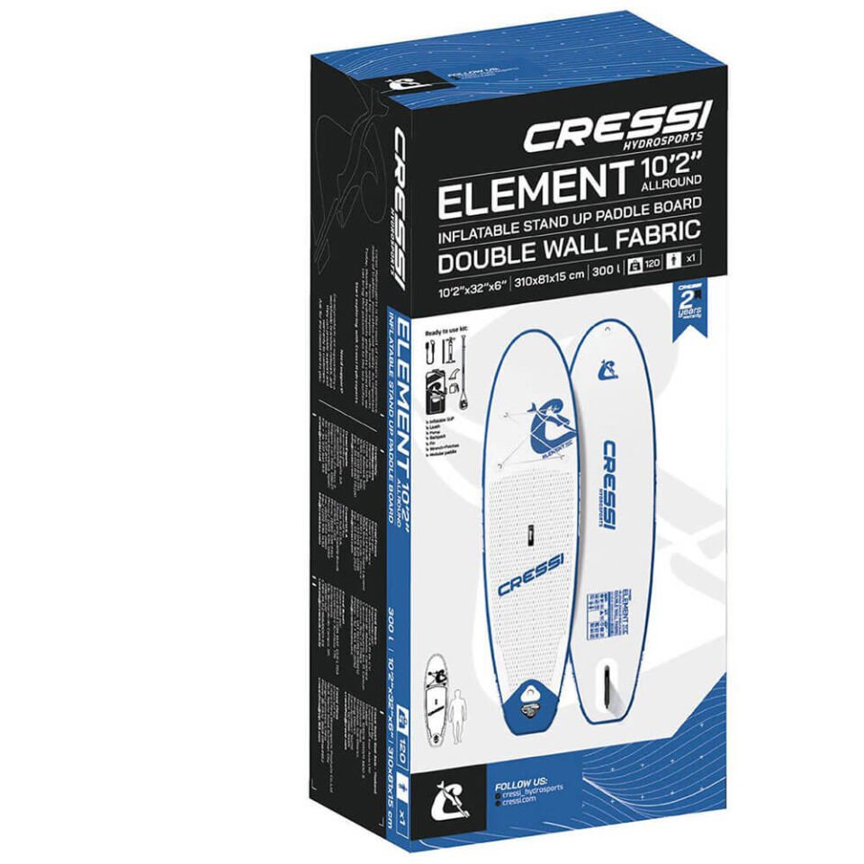 Cressi Element Şişirilebilir Stand Up Paddle (I-SUP) WHITE-BLUE - 310CM