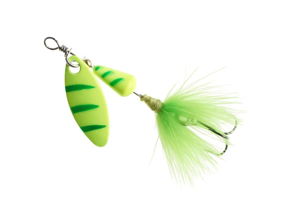 Balzer 13210 Colonel Fuzzy Spin UV Active Tüylü Alabalık Kaşığı Standart