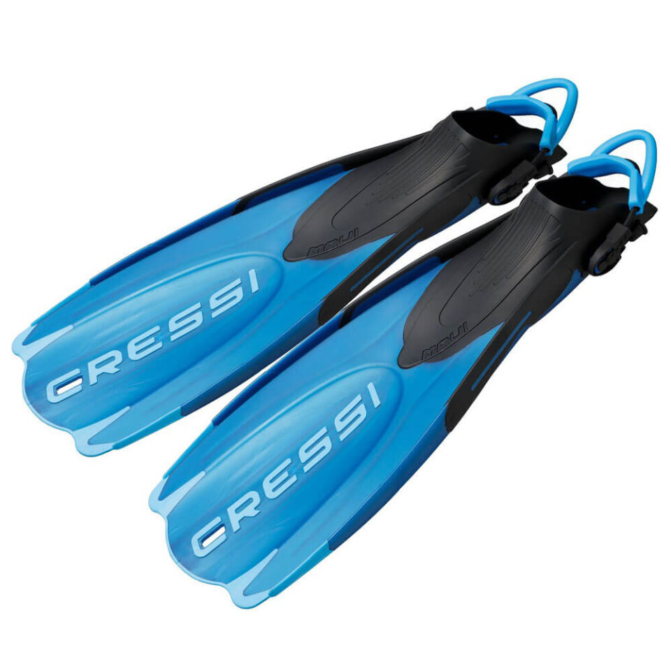 Cressi Maui Dalış Paleti M-L - BLACK - BLUE