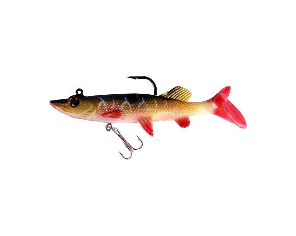 Captain 3546 Steady Pike Soft 10cm Turna Silikonu Suni Balık 4
