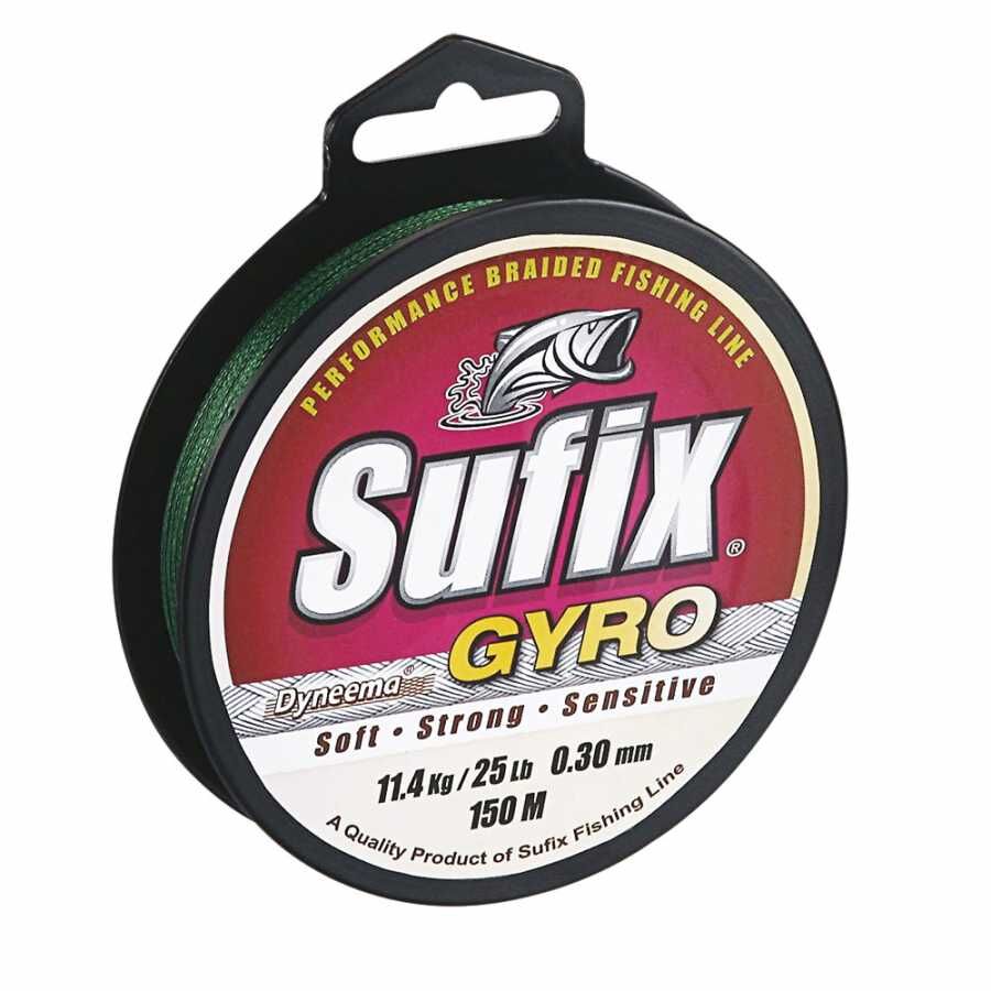 Sufix Gyro Braid İp Misina DEEP GREEN - 0.21MM - 250MT - 9.1KG
