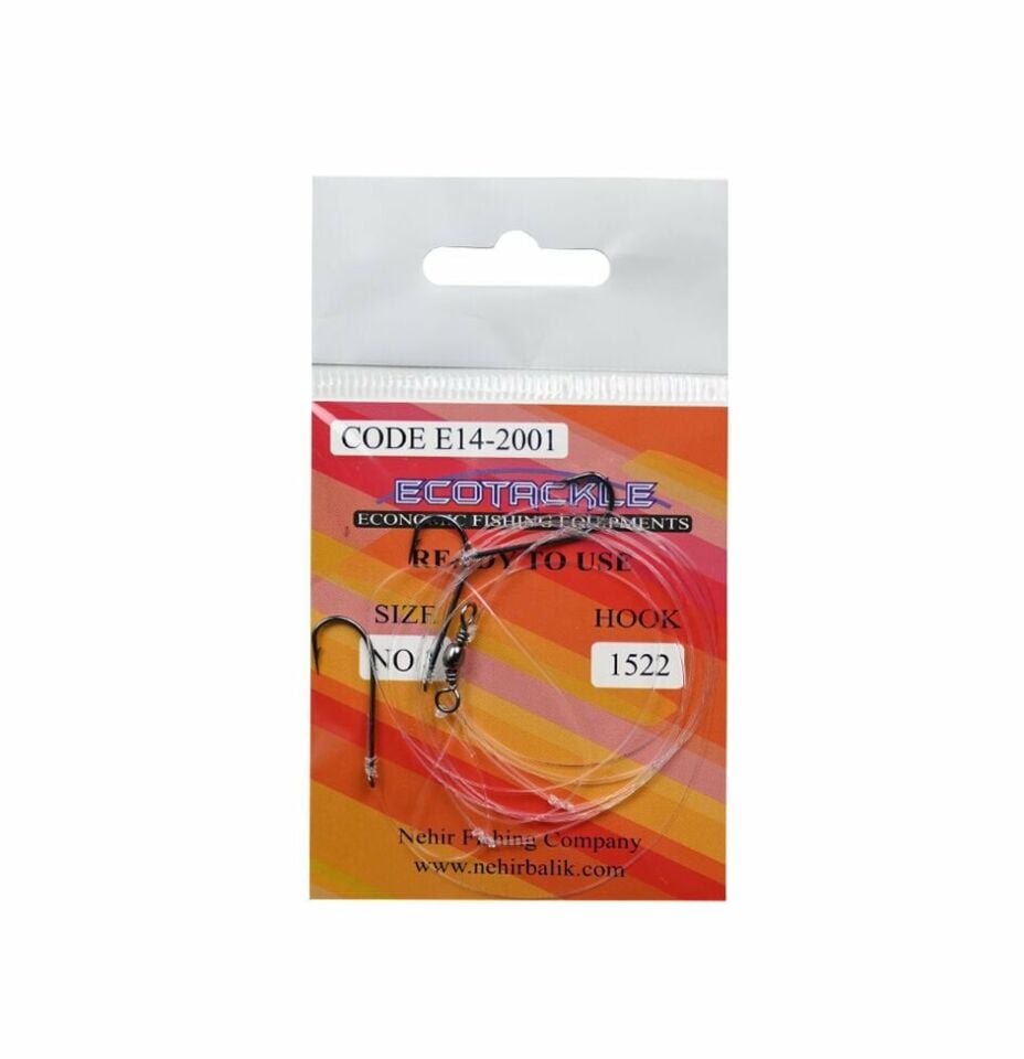 Ecotackle Fırdöndülü İzmarit Takım 1522 3 İğne 100P