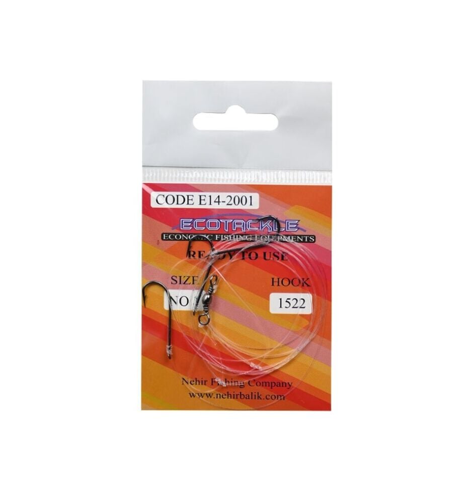 Ecotackle Fırdöndülü İzmarit Takım 1522 3 İğne 100P