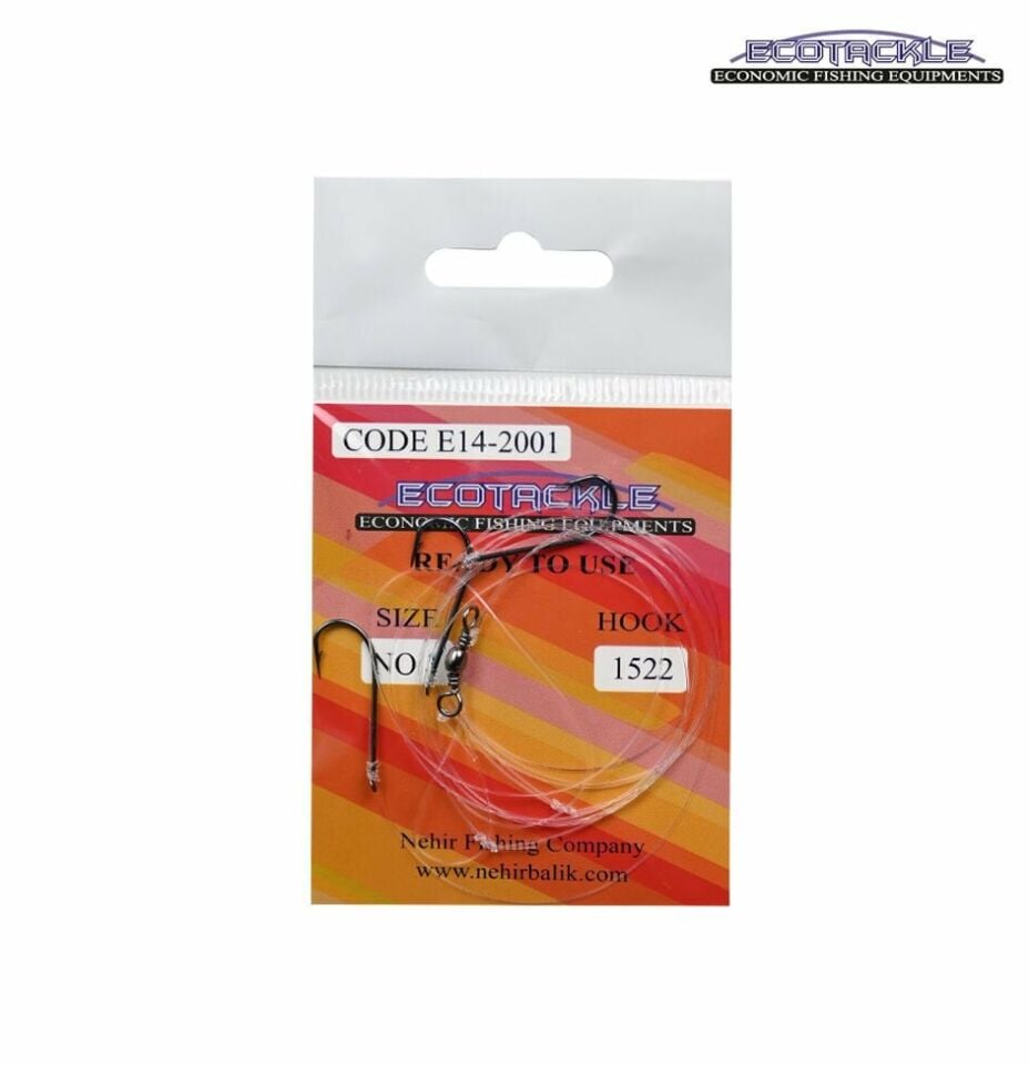 Ecotackle Fırdöndülü İzmarit Takım 1522 3 İğne 100P