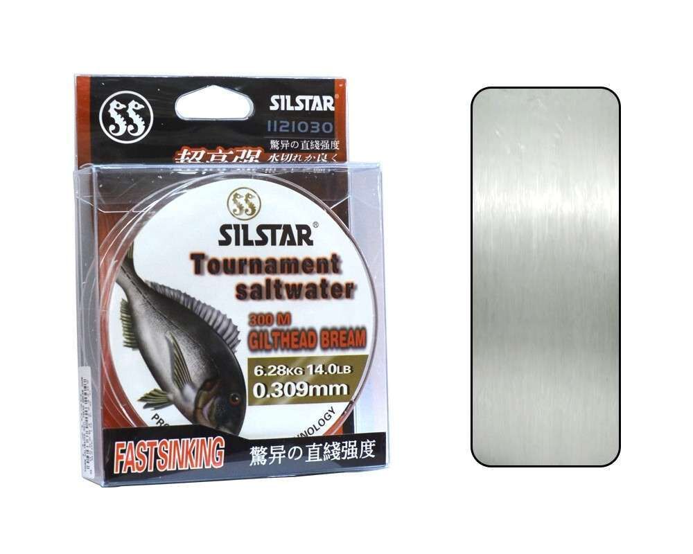 Silstar 1121 Tournament 300mt Monofilament Misina Beyaz Standart