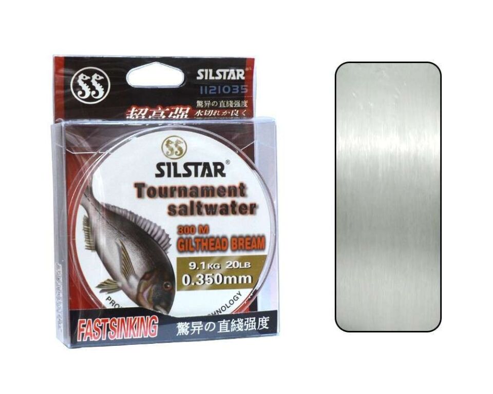 Silstar 1121 Tournament 300mt Monofilament Misina Beyaz Standart