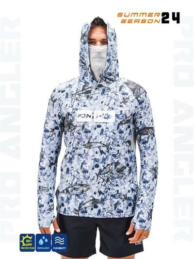 Fujin Pro Angler S24 Buff&Hoodie Black Fish