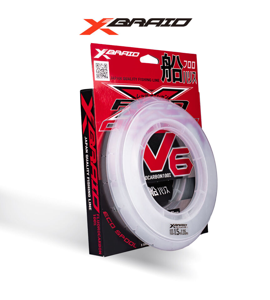 YGK X059 RED OCEAN V6 FC 100M 0.205-2.8KG