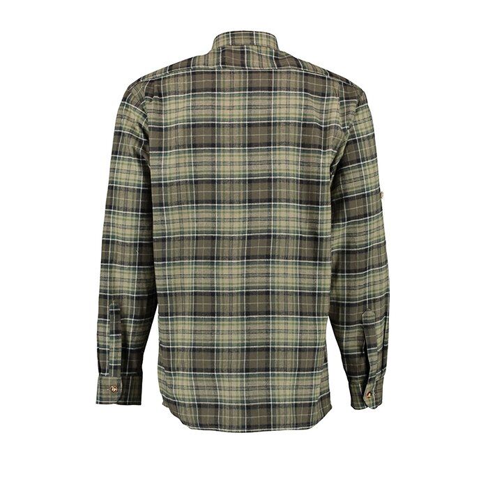 T. OS-Trachten Yeşil Erkek Gömleği Uzun Kol 43/44