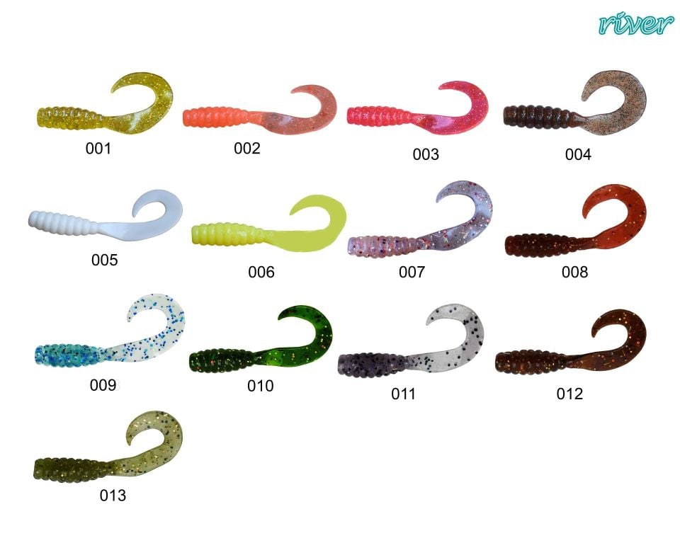 TWISTER TAIL, 6 CM,10P