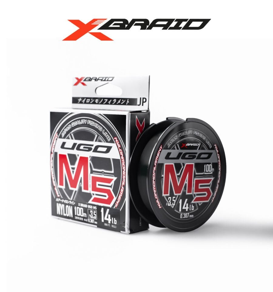 YGK X062 UGO M5 NYLON 100M 6.35KG 0.307