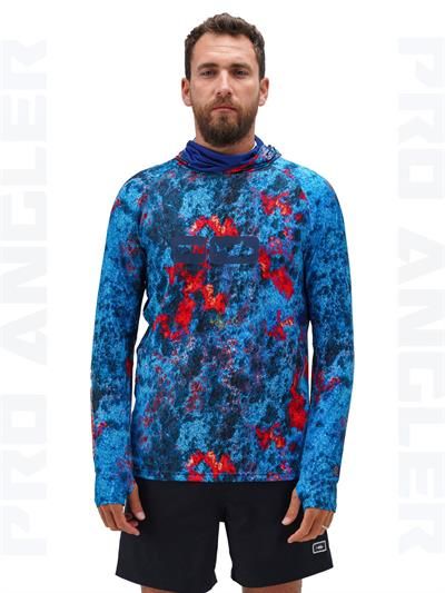 Fujin Pro Angler S24 Buff&Hoodie Red Reef