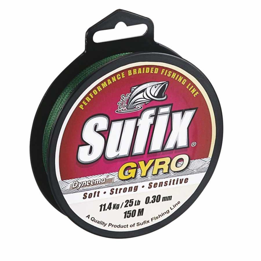Sufix Gyro Braid İp Misina DEEP GREEN - 0.30MM - 250MT - 12.7KG