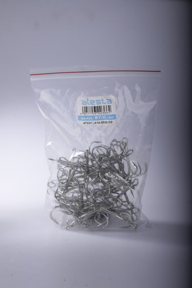 AT231 ÜÇLÜ İĞNE NIKEL 50P #7/0