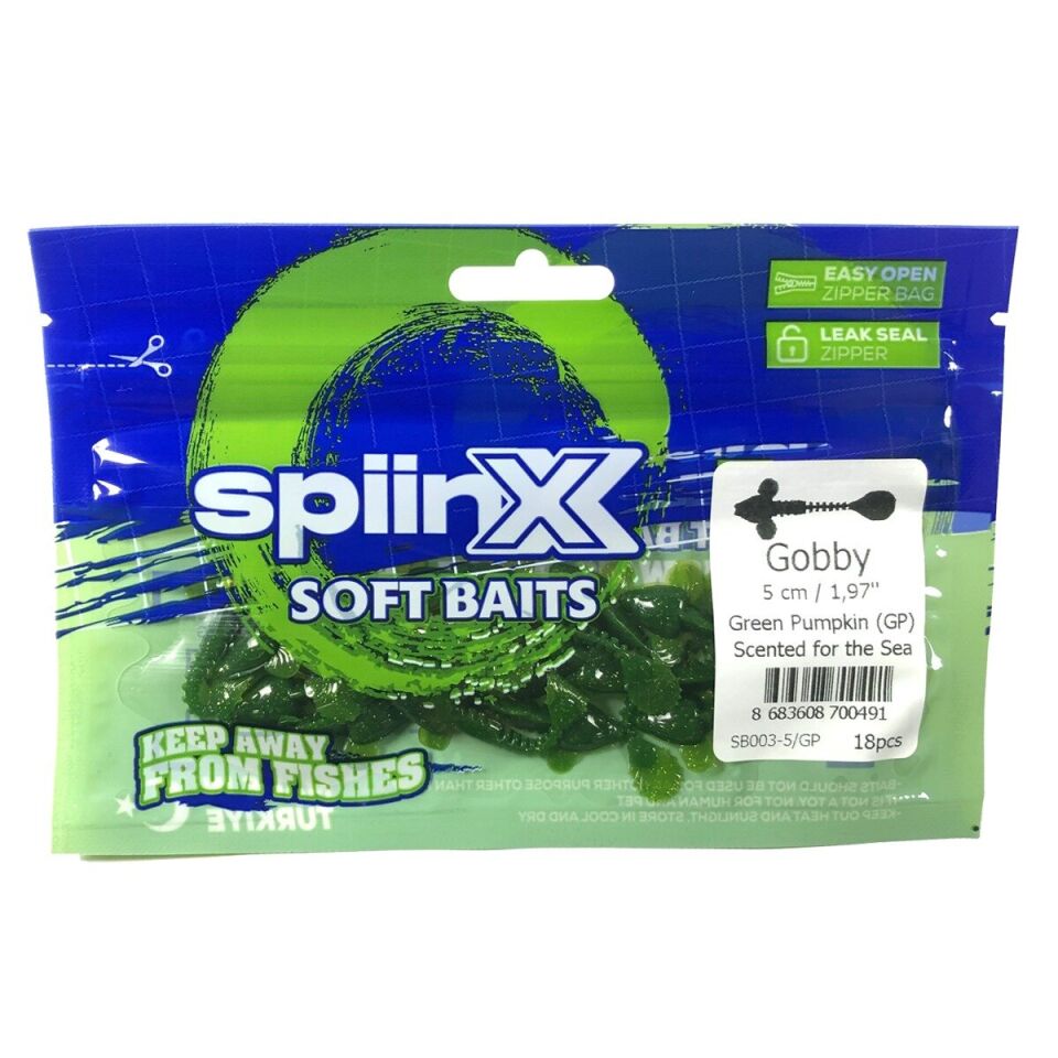 SPIINX GOBBY SİLİKON 5CM 18P GLOW PEARL WHITE