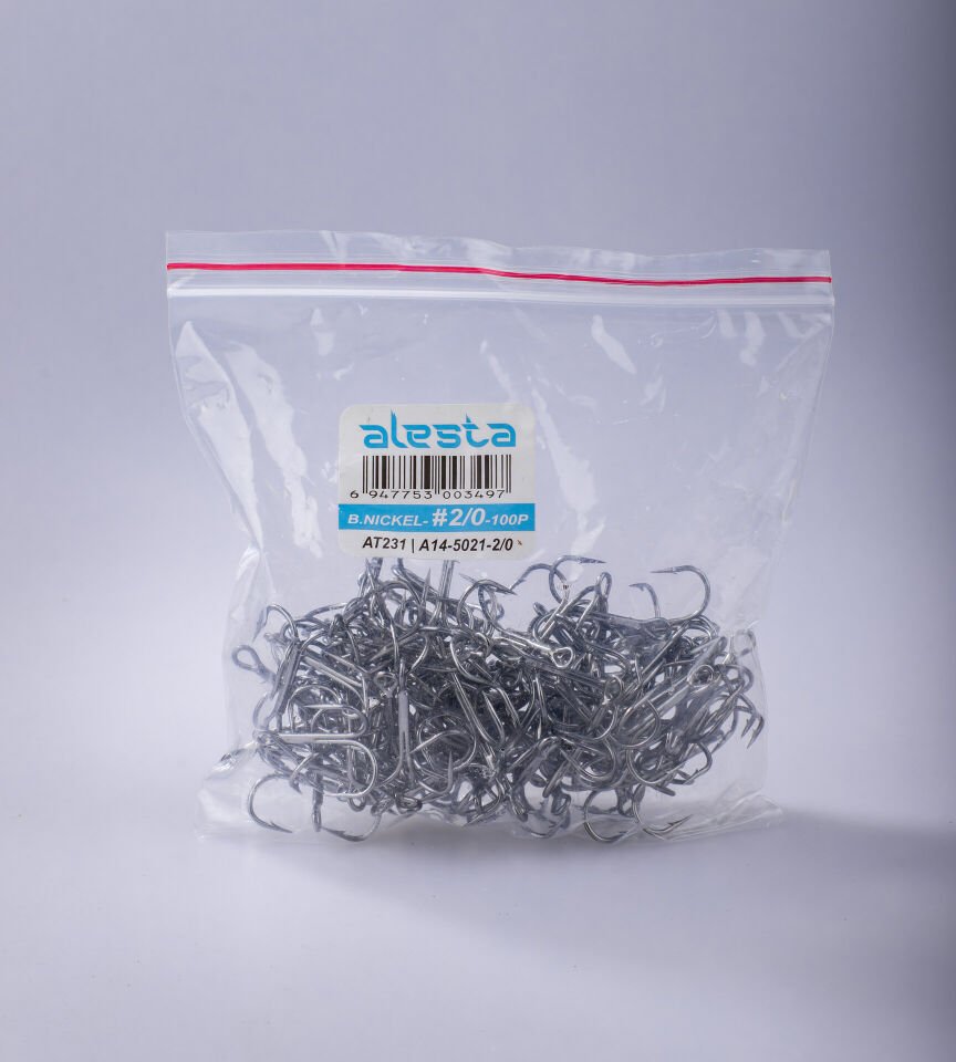 AT231 ÜÇLÜ İĞNE BLACK NIKEL 100P #2/0