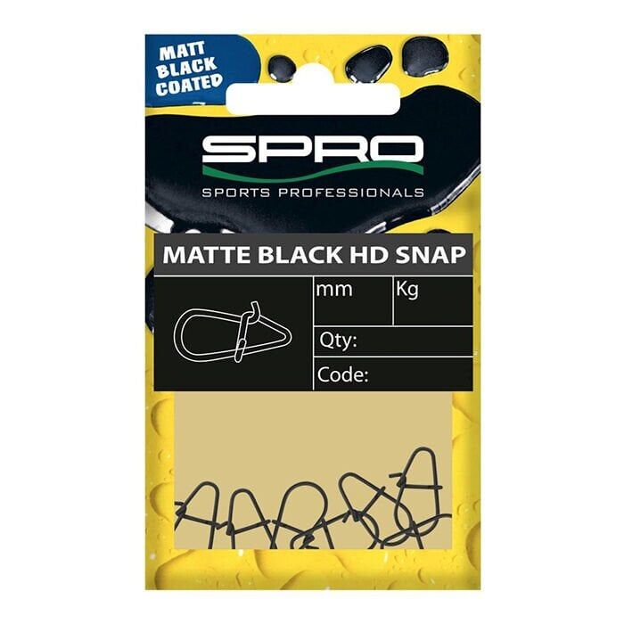 SPRO Matte Siyah HD #4.5mm Klips