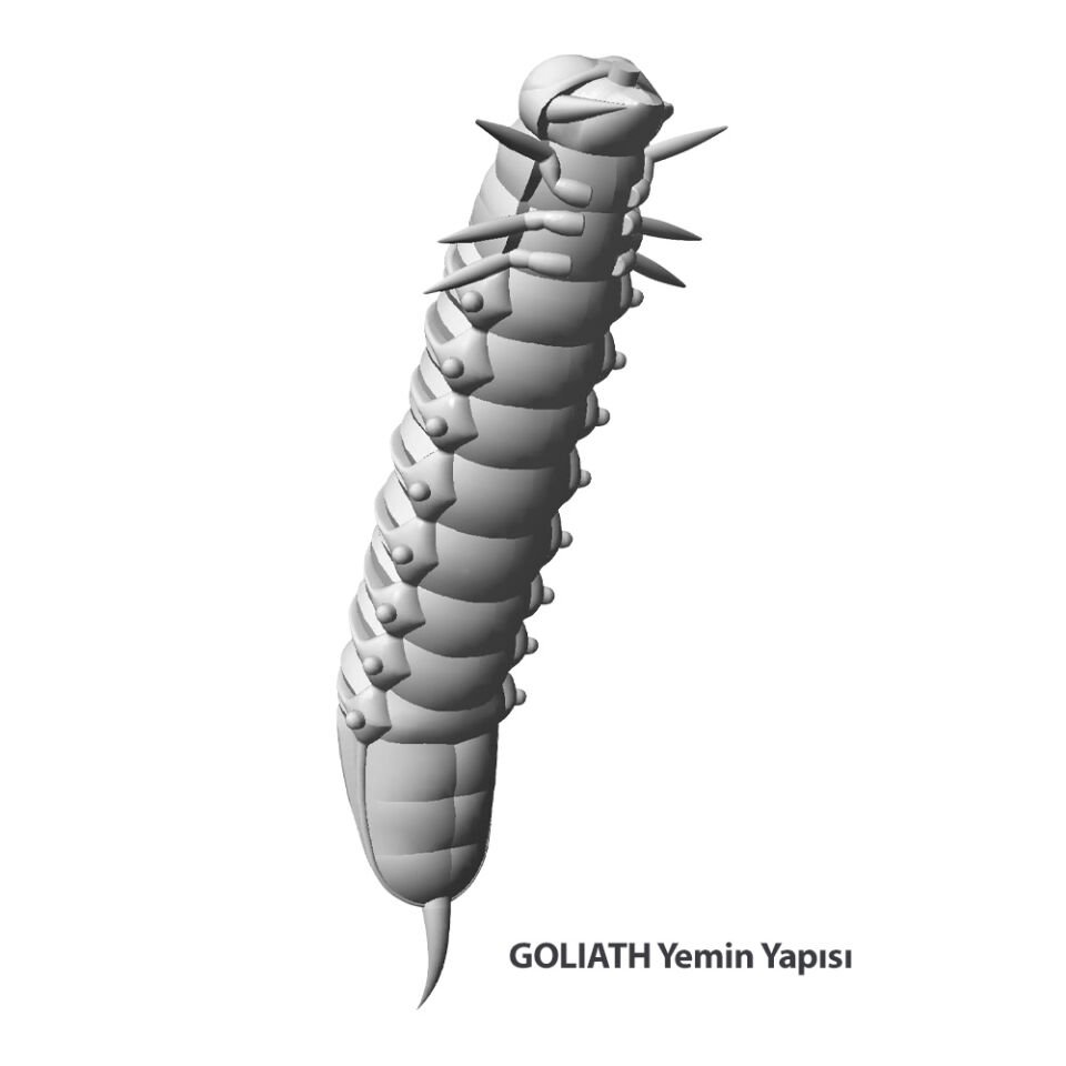 Libra Lures Goliath Garlic Suni Yem 45MM - 019 - HOT PINK