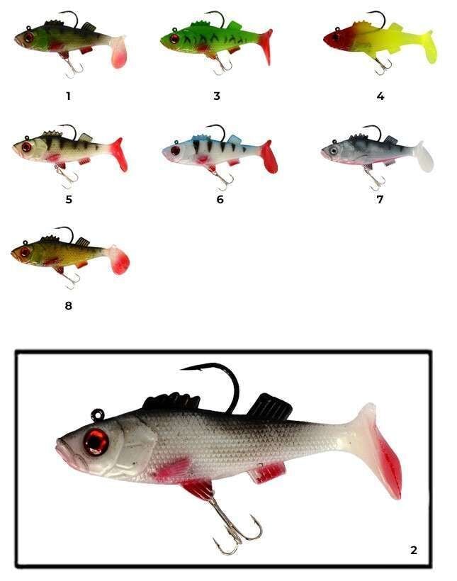 Captain 3549 Bebeto Soft 10cm Levrek Silikonu Suni Balık 2