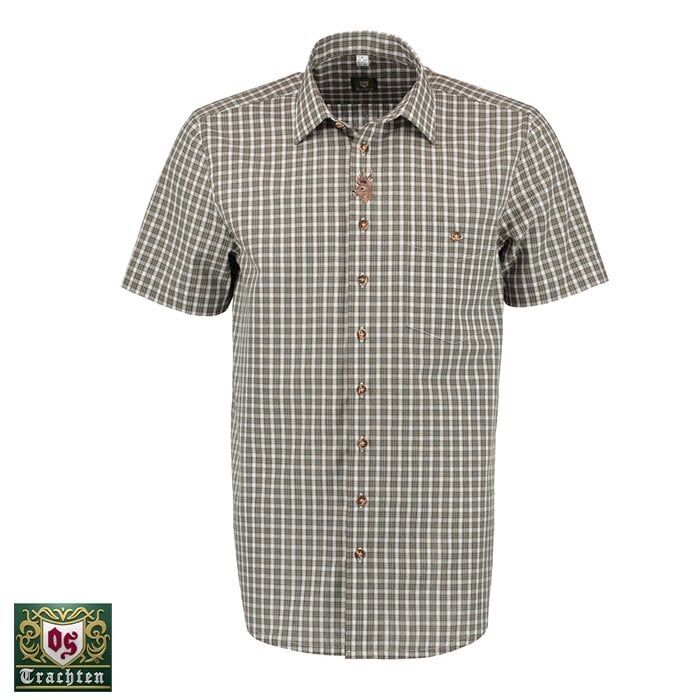 T. OS-Trachten Erkek Yarım Kollu Gömlek 37/38