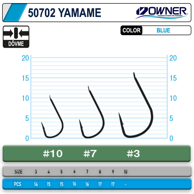 Owner 50702 Yamame Blue İğne