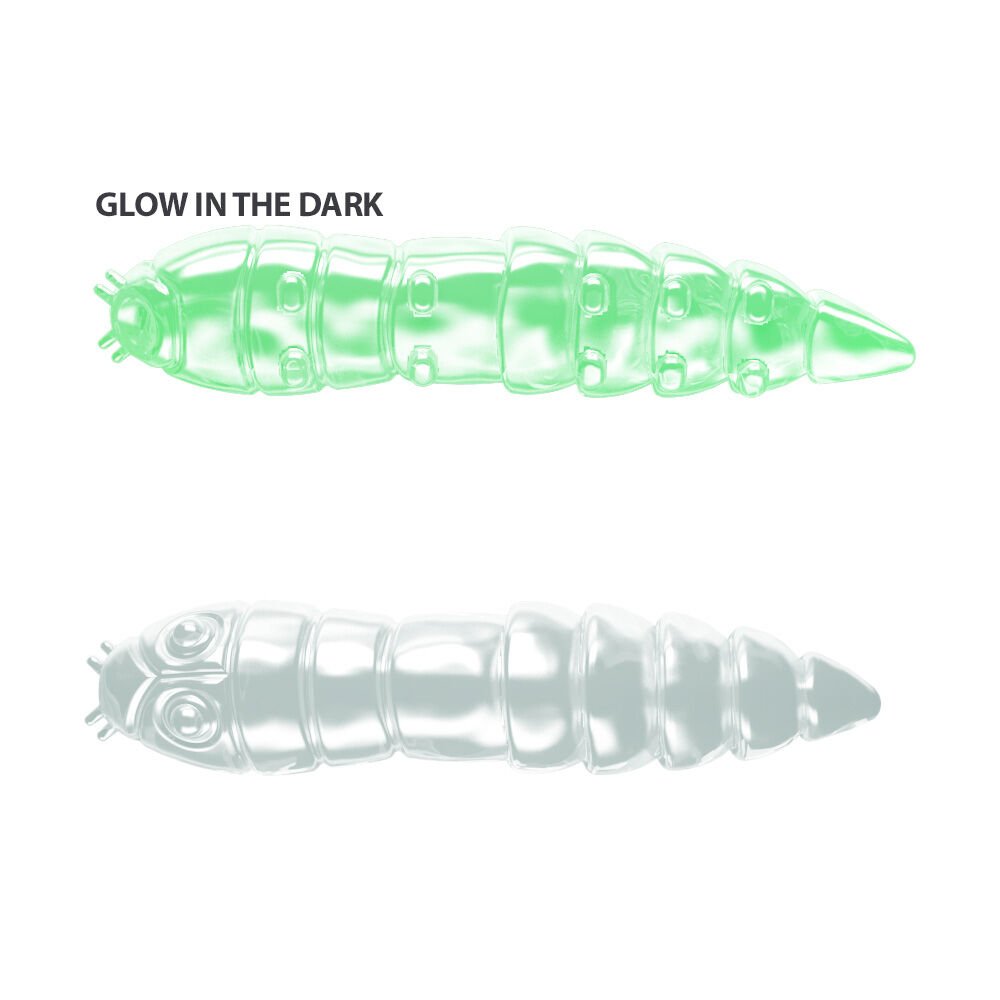 Libra Lures Kukolka Cheese Suni Yem 27MM - 000 - GLOW UV GREEN