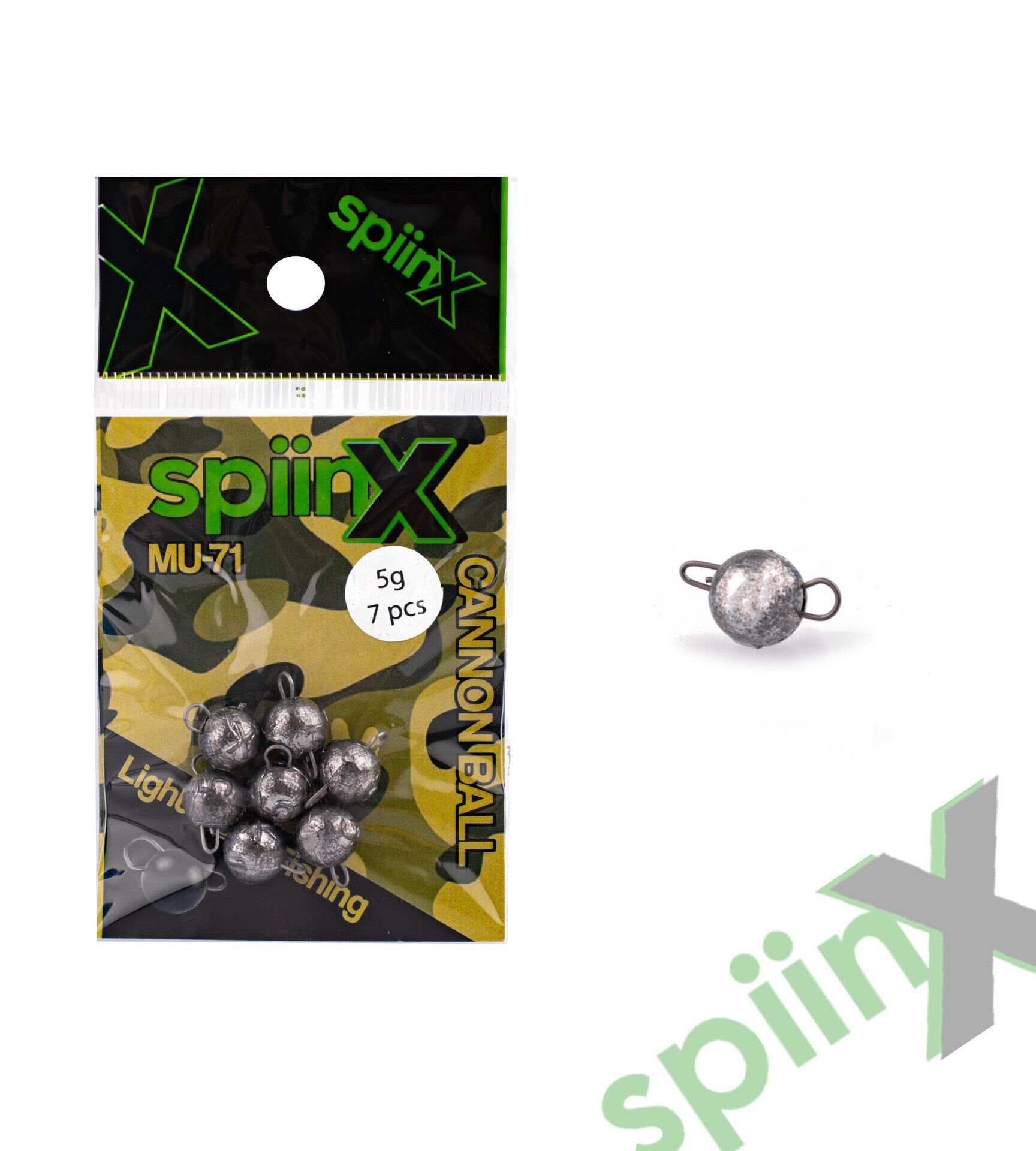 SPIINX CANNON BALL JIGHEAD HAM İĞNESİZ 5G 7P
