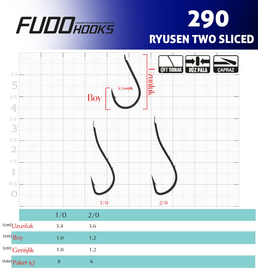 2901 RYUSEN TWO SLICED #7 BLACK NIKEL 15P