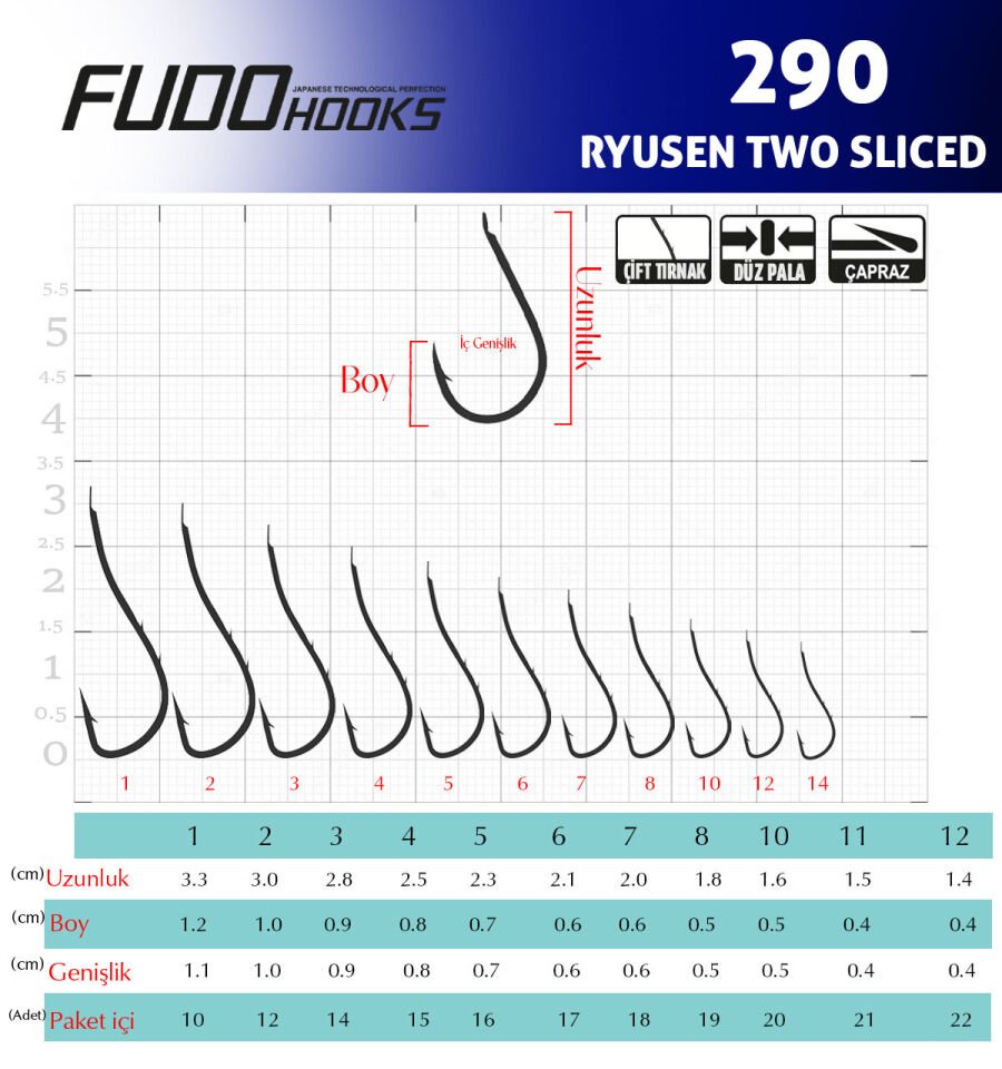 2901 RYUSEN TWO SLICED #8 BLACK NIKEL 16P