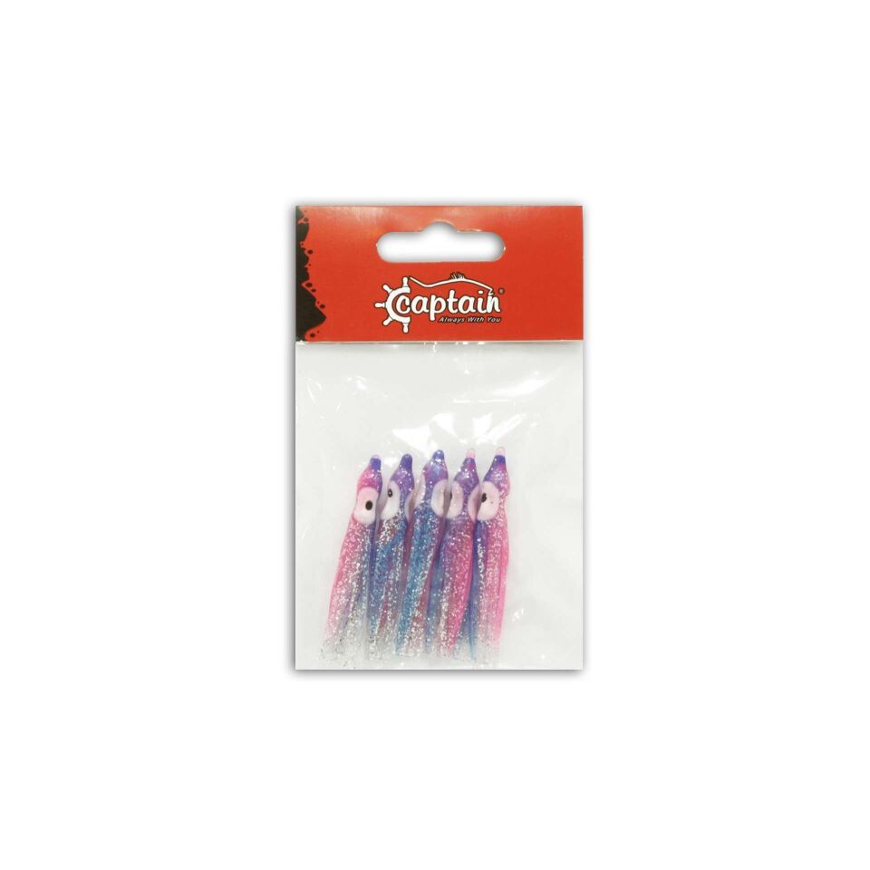 Captain 3593 Octopus Pride 5cm Ahtapot Sübye 5li Paket Suni Yem