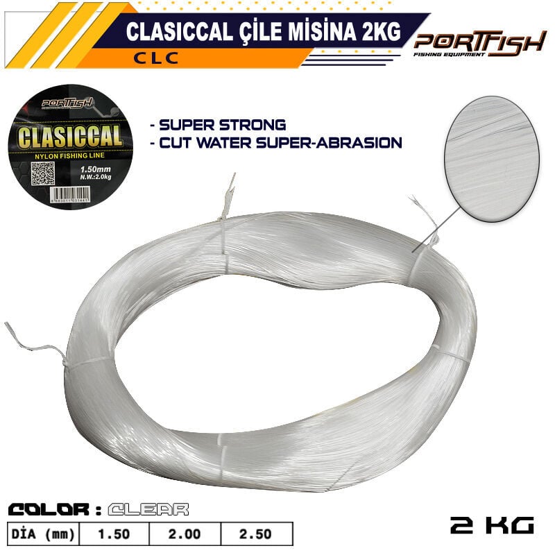 Portfish Clasiccal Çile Misina 2Kg (Ekonomik)