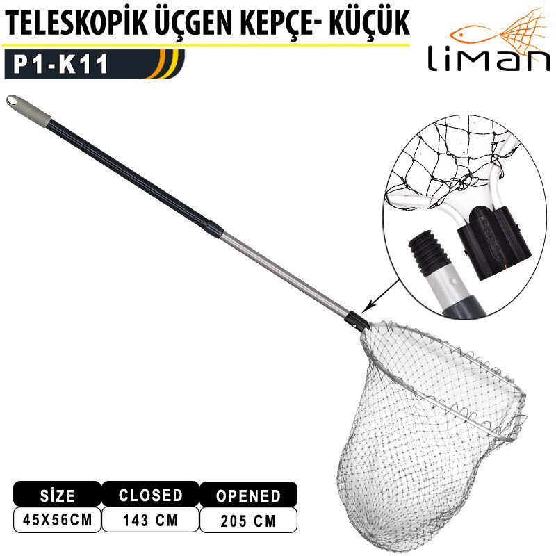 Liman Teleskopik  Üçgen Kepçe Küçük
