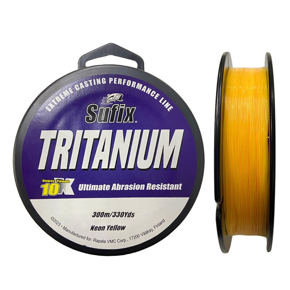 Sufix Tritanium Surf Misina NEON YELLOW - 0.33MM - 300MT - 8.2KG