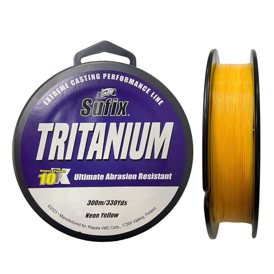 Sufix Tritanium Surf Misina NEON YELLOW - 0.33MM - 300MT - 8.2KG