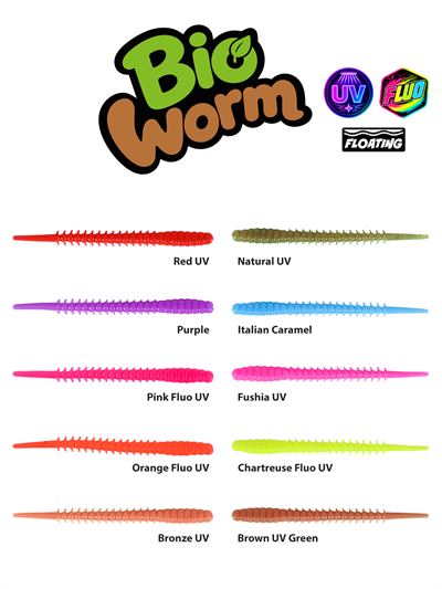 Fujin Bio Worm 6cm Floating Sıvılı Kokulu LRF Silikonu