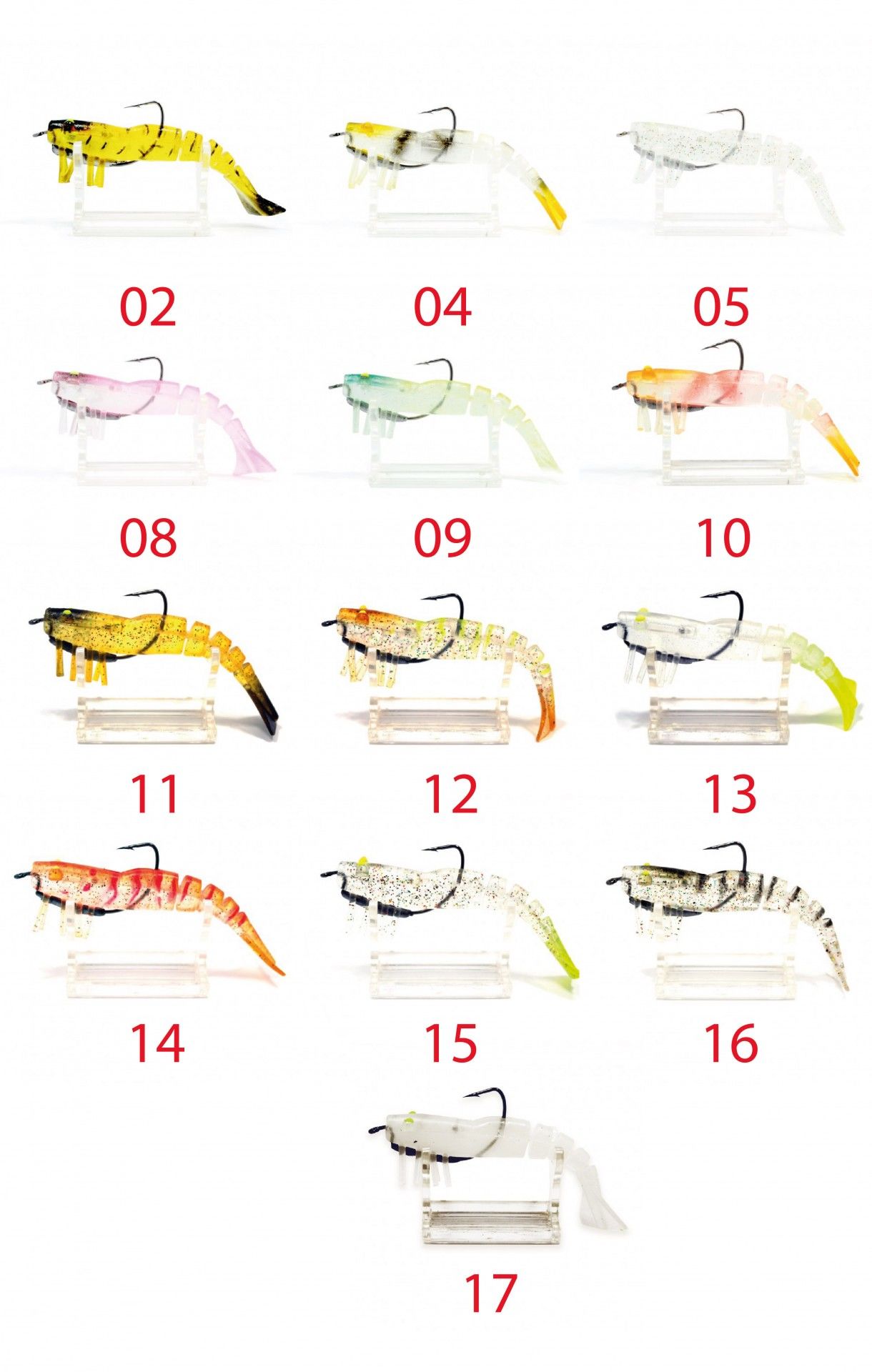 Captain 3064 Silikon Karides 3D 8.5 cm Suni Yem 8gr