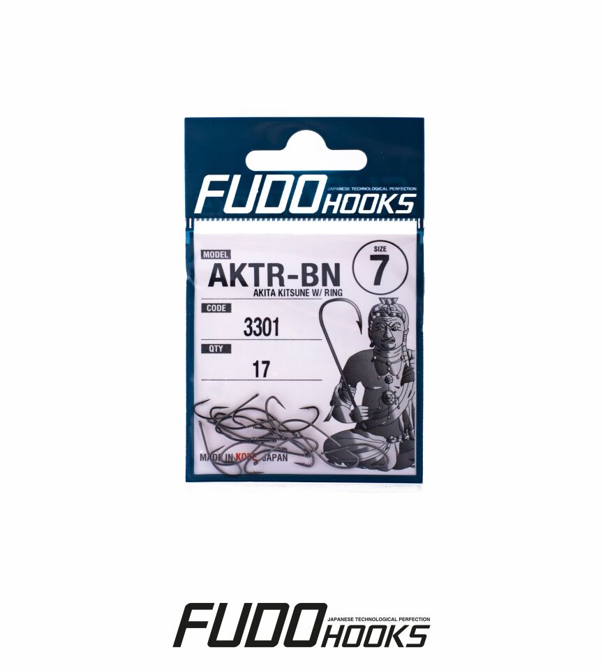 3301 AKITA KITSUNE W/ RING #7 BLACK NIKEL 17P