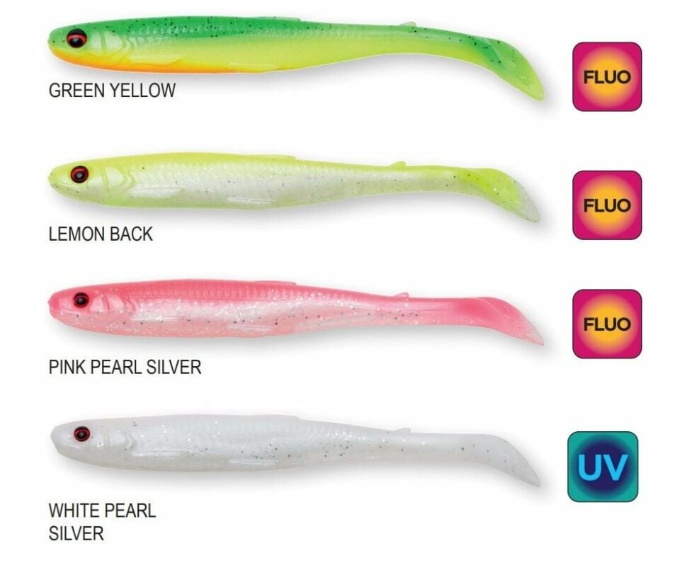 Savage Gear Slender Scoop Shad 15 cm 17 gr Dark Water Mix