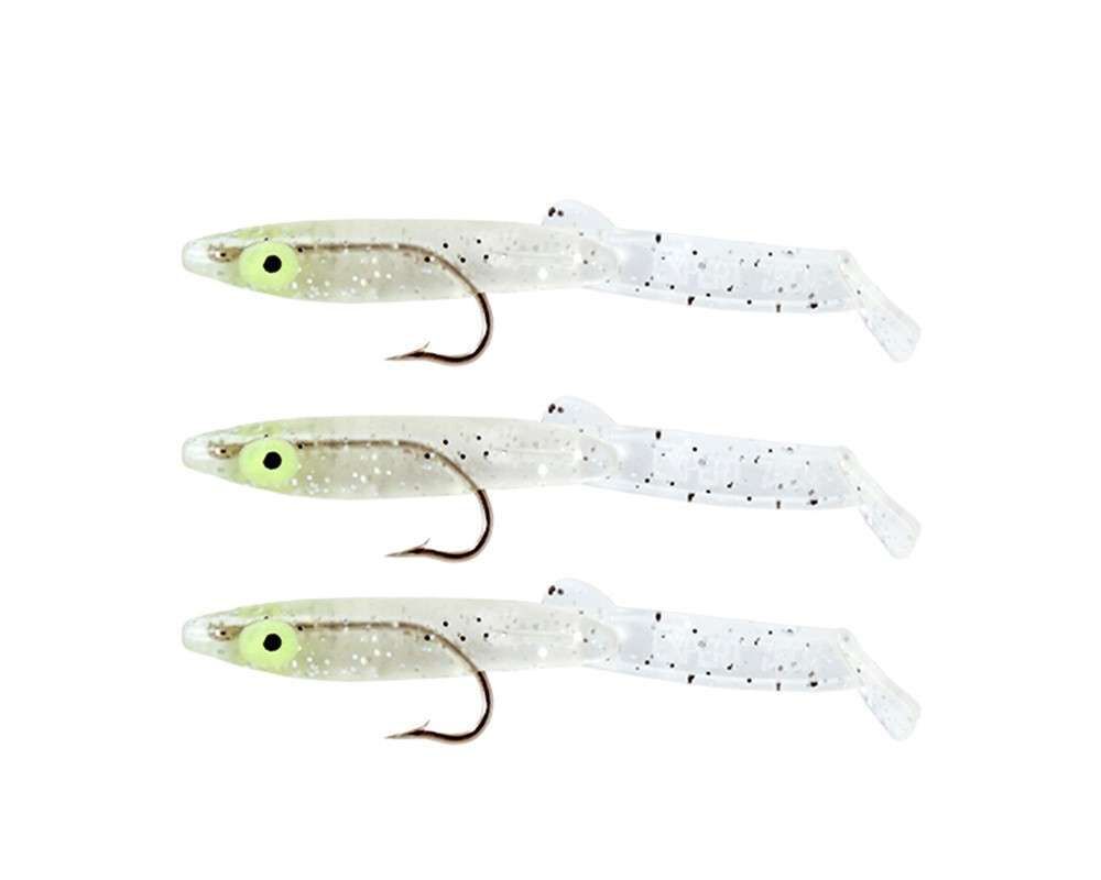 Captain 3525 Eel Fish 75cm Silikon Zargana Suni Yem 3lü Paket E02 SILVER
