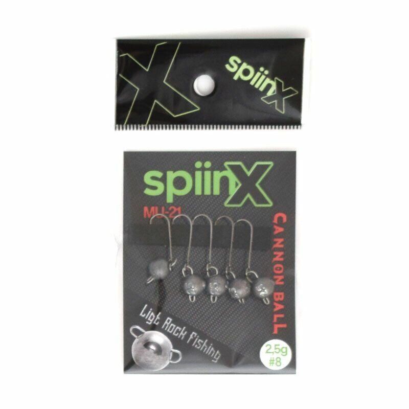 SPIINX CANNON BALL JIGHEAD V1 HAM 2.5G #8 5P