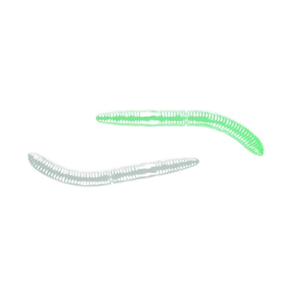 Libra Lures Fatty D’Worm Suni Yem 65MM - 000-GLOW GREEN CHEESE