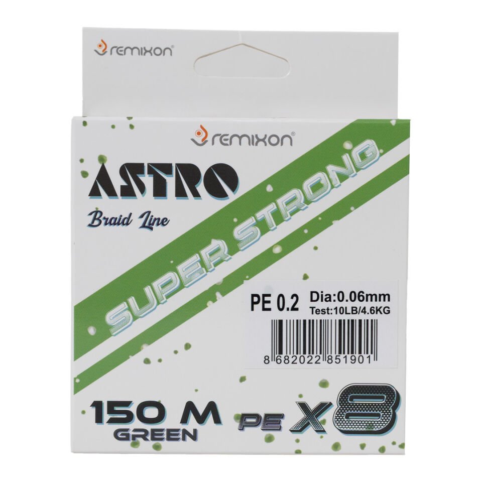 Remixon Astro 8X 0.06mm 150m Green İp Misina