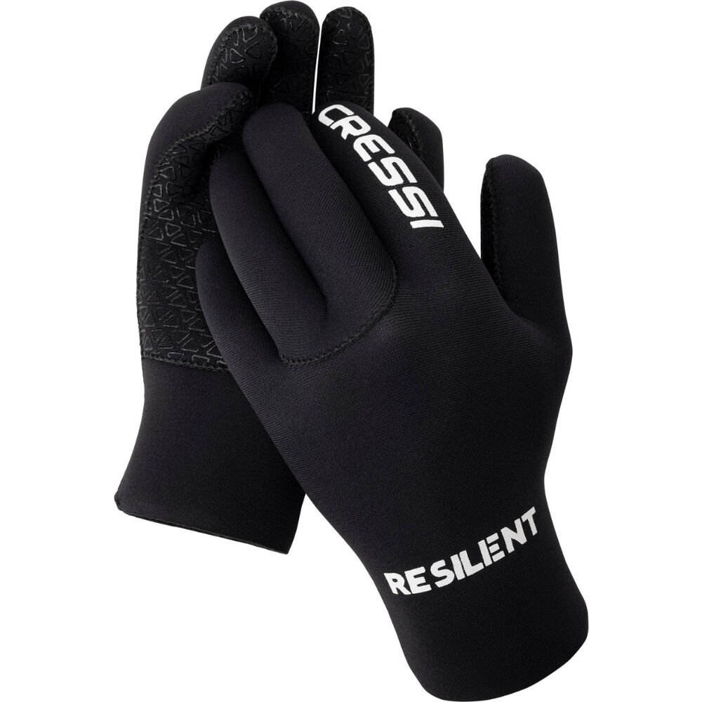 Cressi Resilient Dalış Eldiveni BLACK - 2MM - S